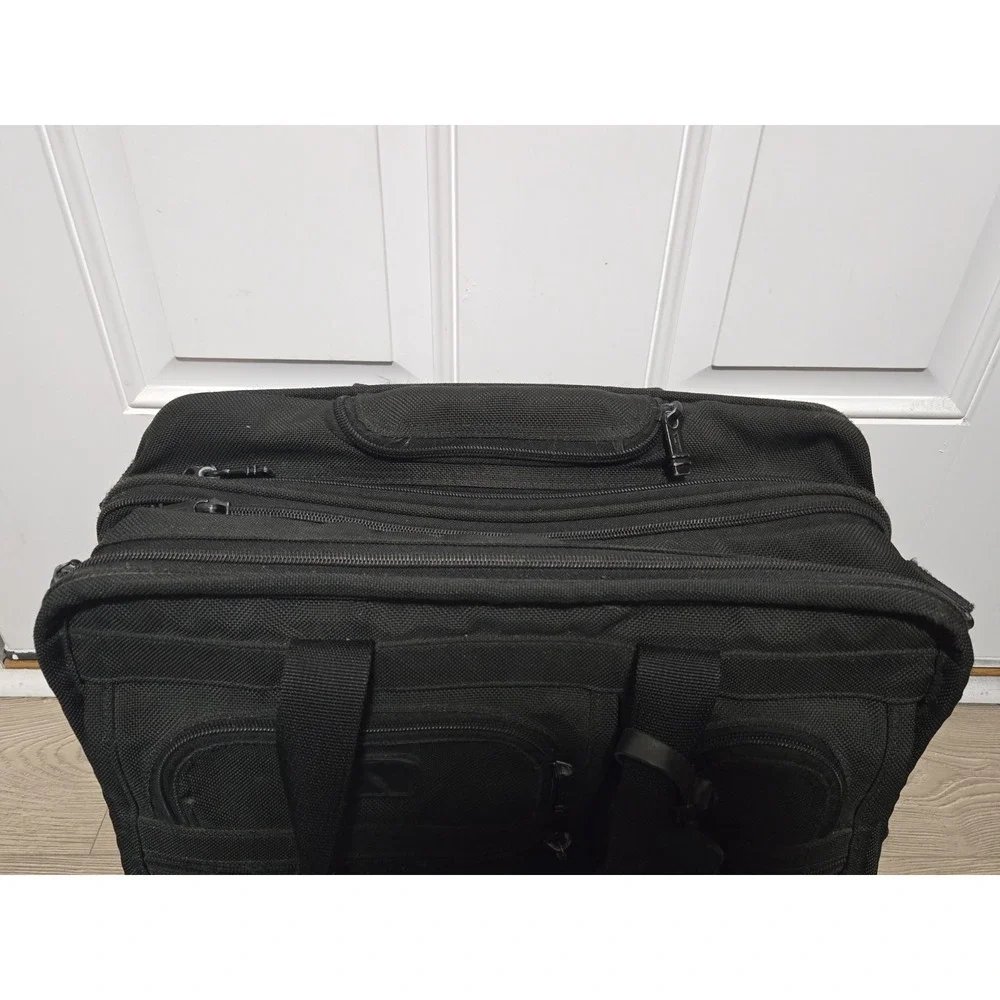 TUMI 2206D3 Deluxe‎ Rolling Expandable Laptop Carry-On Briefcase Ballistic Bag